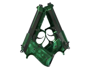 Dual Berettas | Polished Malachite
